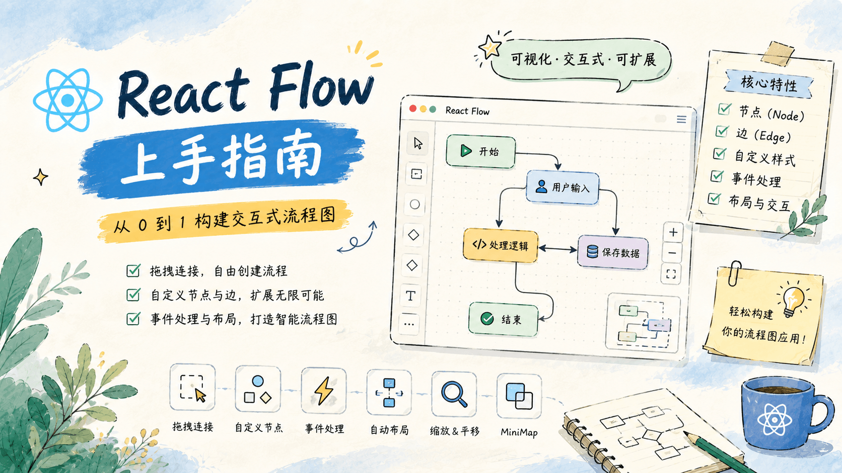 React Flow 上手指南